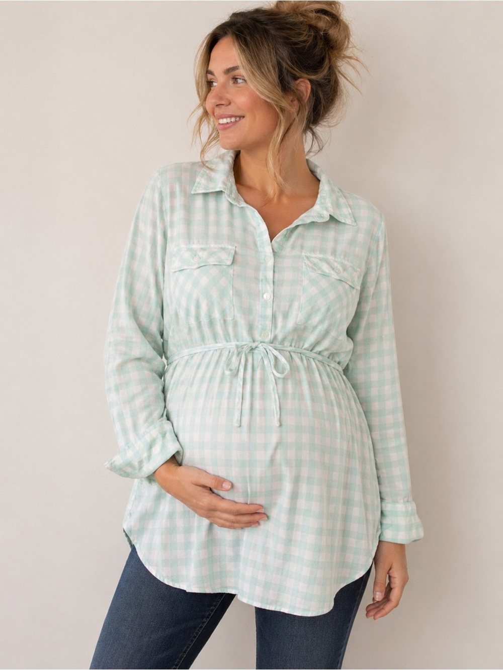 ✨ Isabel Maternity Blouse – Comfy & Cute ✨